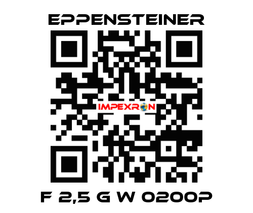 F 2,5 G W 0200P Eppensteiner