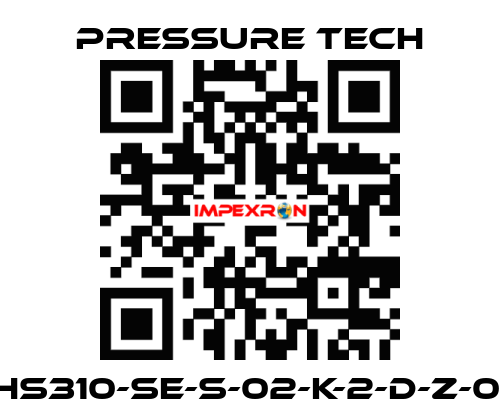 XHS310-SE-S-02-K-2-D-Z-015 Pressure Tech