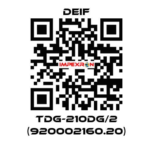 TDG-210DG/2 (920002160.20) Deif