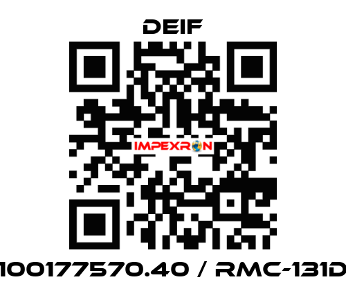 100177570.40 / RMC-131D Deif