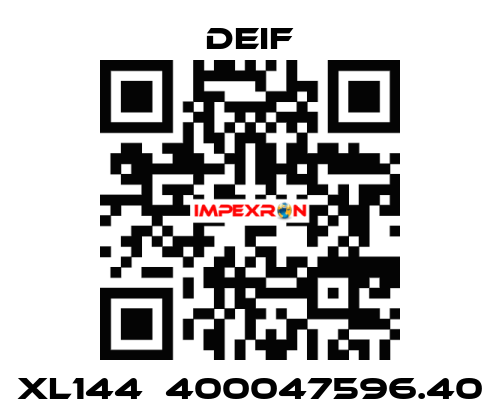 XL144  400047596.40 Deif
