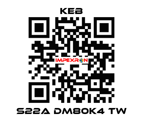 S22A DM80K4 TW KEB