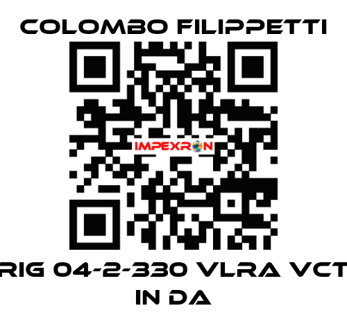 RIG 04-2-330 VLRA VCT IN DA Colombo Filippetti