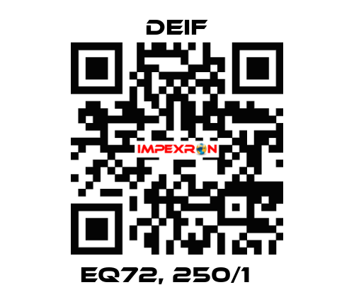 EQ72, 250/1 А Deif