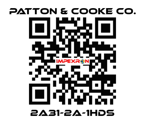 2A31-2A-1HDS Patton & Cooke Co.