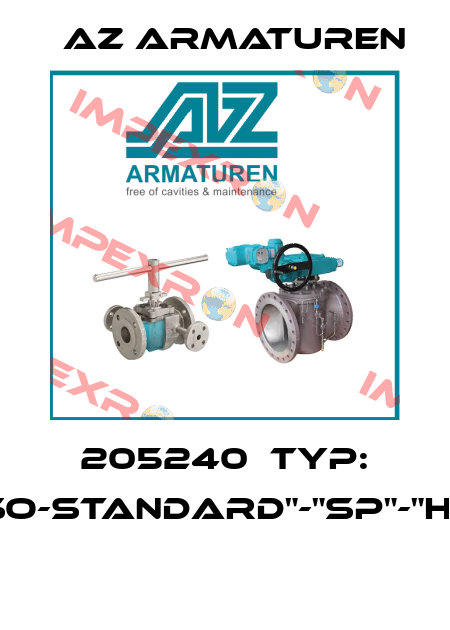 205240  TYP: F-2-"ISO-STANDARD"-"SP"-"HM-OS"  Az Armaturen