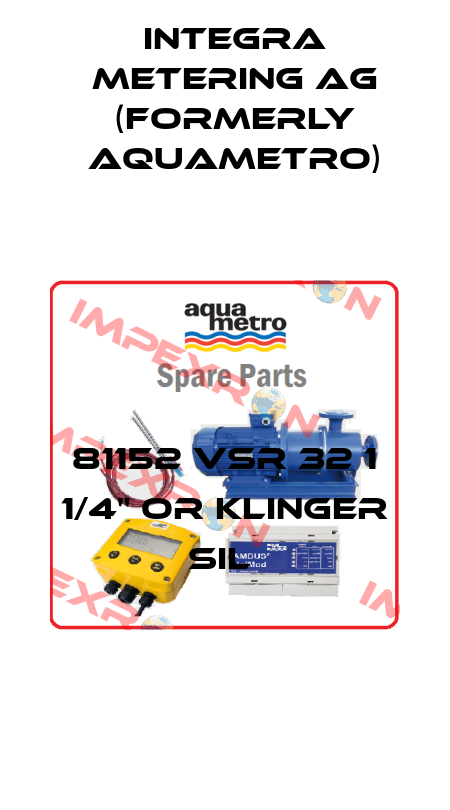 81152 VSR 32 1 1/4" OR Klinger Sil  Integra Metering AG (formerly Aquametro)