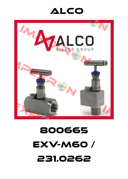800665 EXV-M60 / 231.0262 Alco