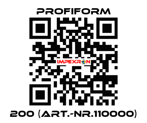 200 (Art.-Nr.110000) Profiform
