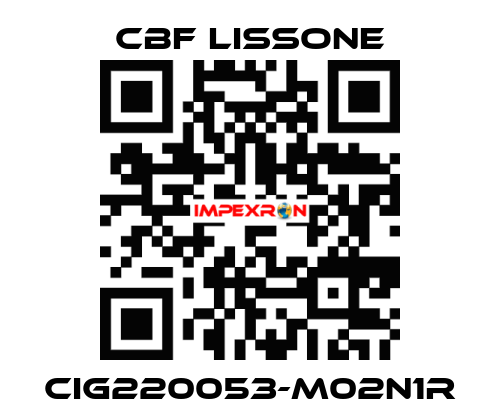 CIG220053-M02N1R CBF LISSONE