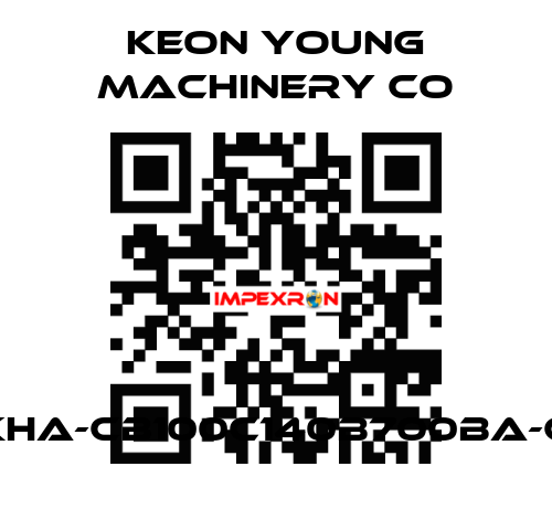 KHA-CB100C140B700BA-G Keon Young Machinery Co
