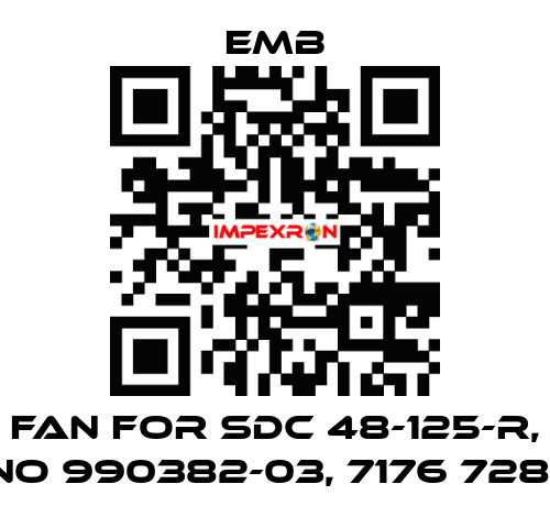 fan for SDC 48-125-R, no 990382-03, 7176 7281 Emb