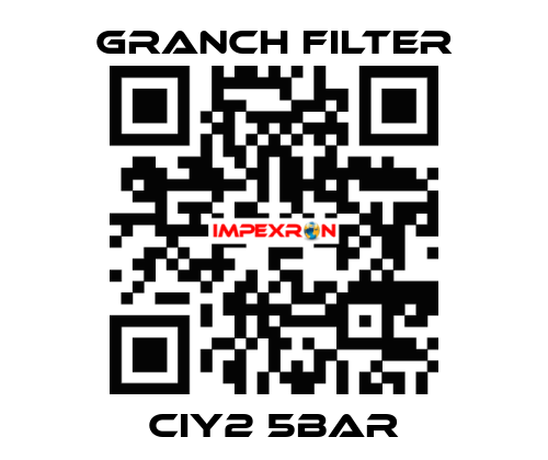 CIY2 5BAR GRANCH FILTER