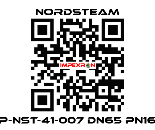 P-NST-41-007 DN65 PN16 NORDSTEAM