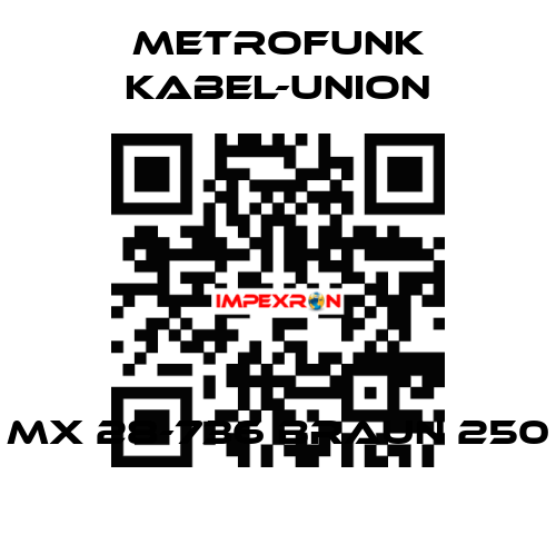 MX 28-736 BRAUN 250 METROFUNK KABEL-UNION