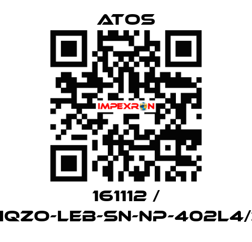 161112 / LIQZO-LEB-SN-NP-402L4/Z Atos