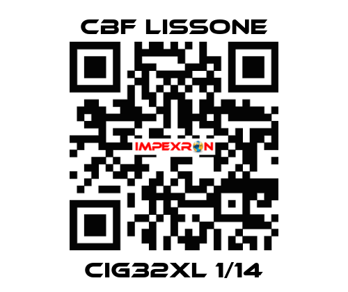 CIG32XL 1/14 CBF LISSONE