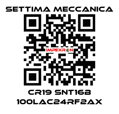 CR19 SNT16B 100LAC24RF2AX Settima Meccanica