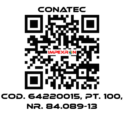 cod. 64220015, pt. 100, nr. 84.089-13 Conatec