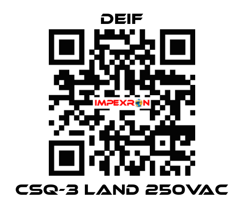 CSQ-3 Land 250VAC Deif