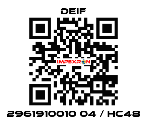 2961910010 04 / HC48 Deif
