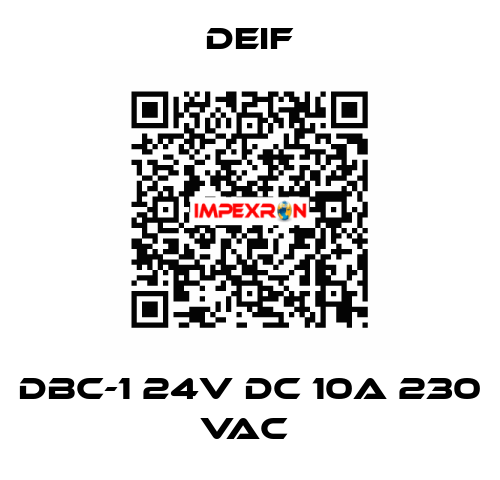 DBC-1 24V DC 10A 230 VAC  Deif