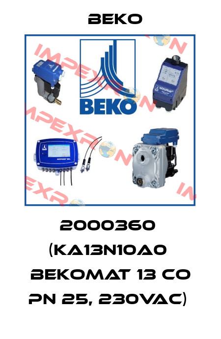 2000360  (KA13N10A0  BEKOMAT 13 CO PN 25, 230Vac)  Beko