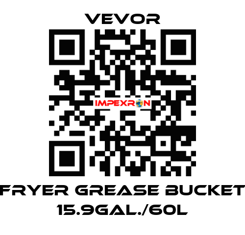 Fryer Grease Bucket 15.9Gal./60L VEVOR