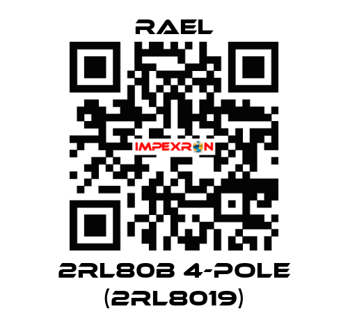 2RL80B 4-Pole (2RL8019) RAEL