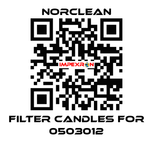 filter candles for 0503012 Norclean