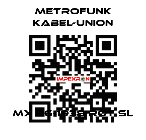 MX 26-1938 ROT SL METROFUNK KABEL-UNION