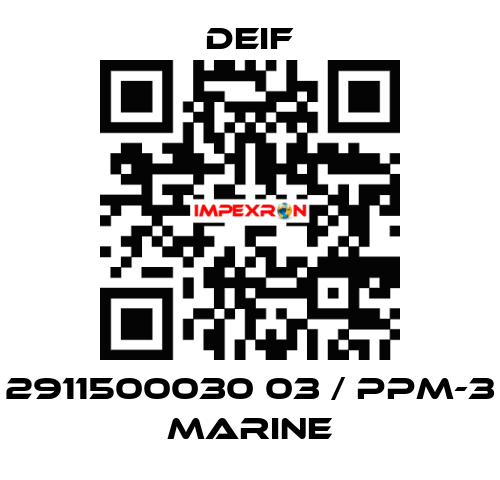 2911500030 03 / PPM-3 Marine Deif