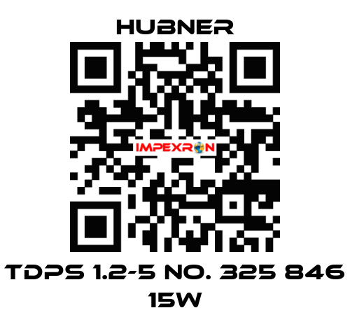 TDPS 1.2-5 No. 325 846 15W HUBNER