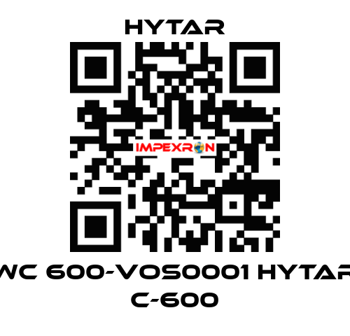 WC 600-VOS0001 HYTAR C-600 Hytar