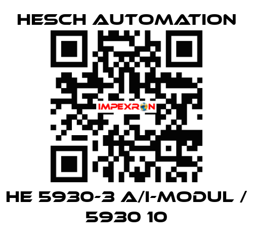 HE 5930-3 A/I-Modul / 5930 10 Hesch Automation