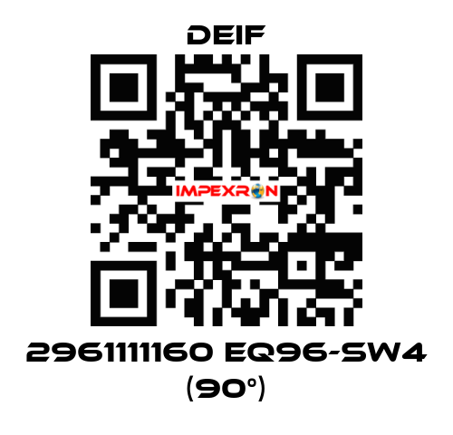 2961111160 EQ96-sw4 (90°) Deif