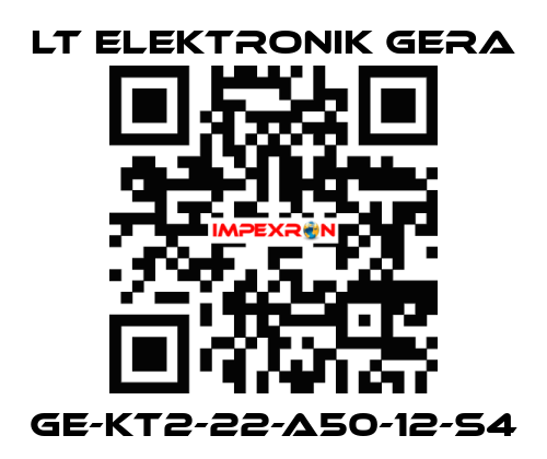 GE-KT2-22-A50-12-S4 LT Elektronik Gera