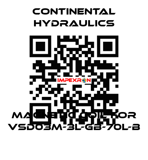 magnetic coil for VSD03M-3L-GB-70L-B Continental Hydraulics