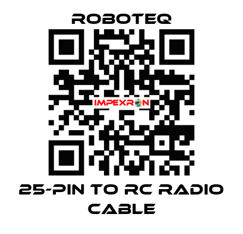 25-pin to RC Radio Cable Roboteq