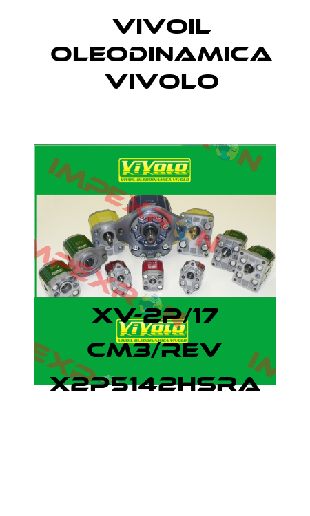XV-2P/17 cm3/rev X2P5142HSRA Vivoil Oleodinamica Vivolo