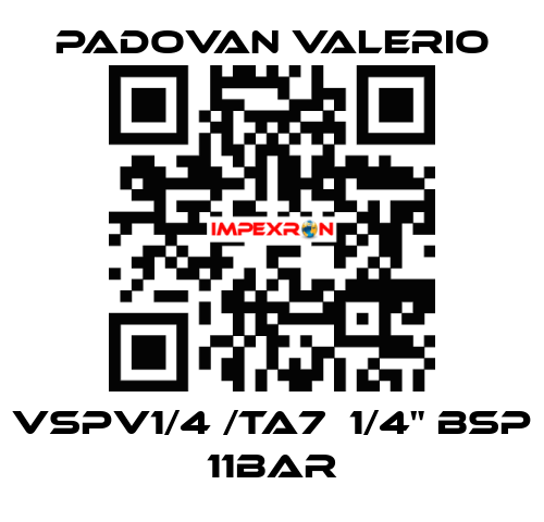 VSPV1/4 /TA7  1/4" BSP 11bar PADOVAN VALERIO