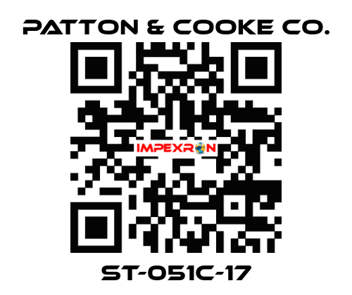 ST-051C-17 Patton & Cooke Co.