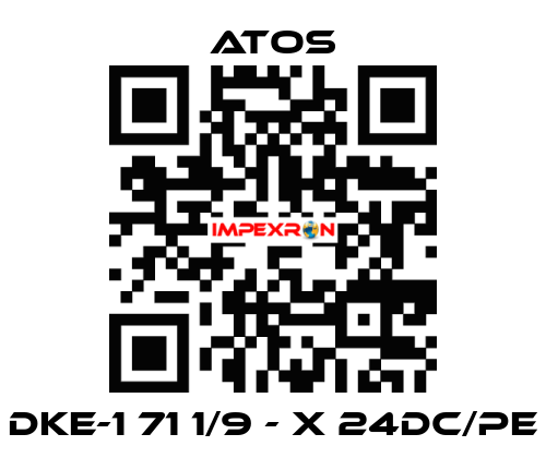 DKE-1 71 1/9 - X 24DC/PE Atos