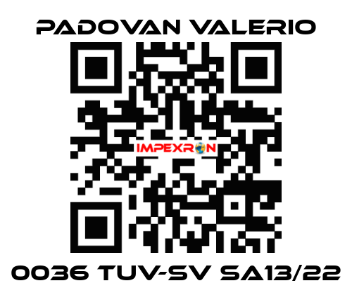 0036 TUV-SV SA13/22 PADOVAN VALERIO