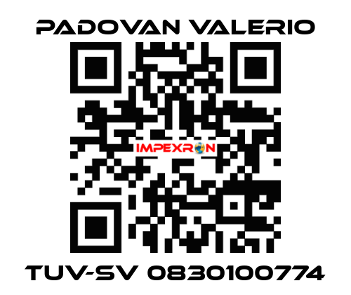 TUV-SV 0830100774 PADOVAN VALERIO
