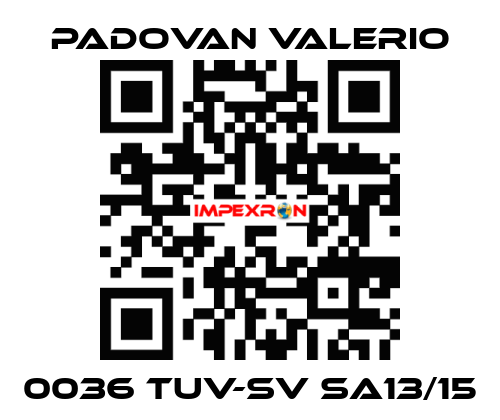 0036 TUV-SV SA13/15 PADOVAN VALERIO