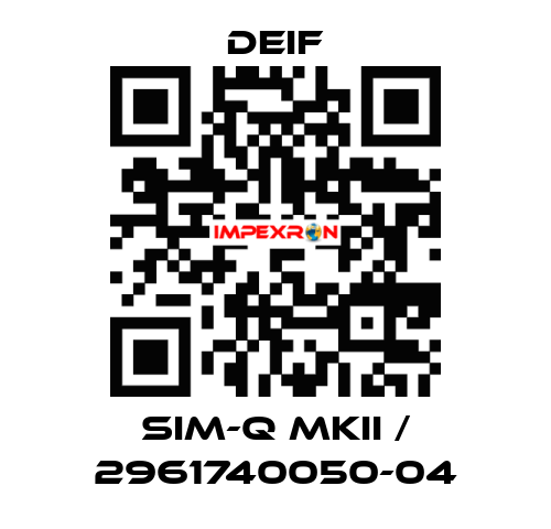 SIM-Q MKII / 2961740050-04 Deif