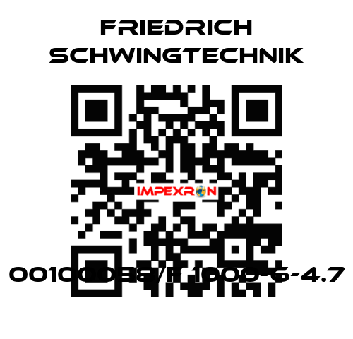00100058/F 1000-6-4.7 Friedrich Schwingtechnik