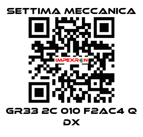 GR33 2C 010 F2AC4 Q DX Settima Meccanica