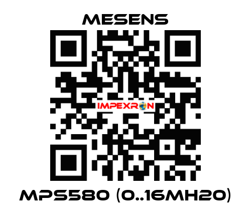 MPS580 (0..16mH20) Mesens